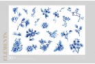 Porcelain Blue-Indigo-Tashi