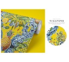 Sicilia, Hand painted Watercolour Patterns.-Tropicals-Tashi