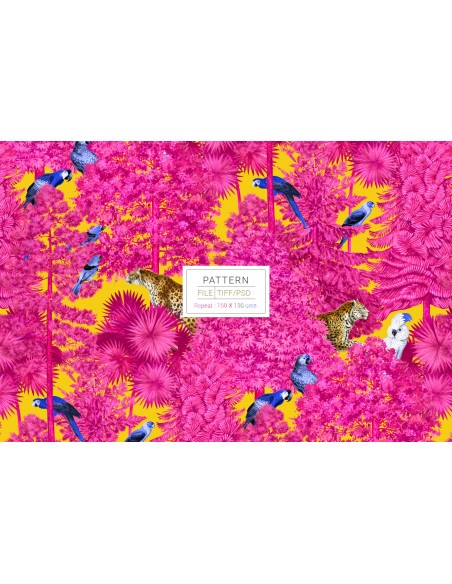 El Bosque, Hand Painted Print Patterns.