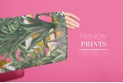 Patio, Cactus Print Patterns.-Tropicals-Tashi