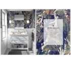 Regal Opulence, Luxurious Tropical Palms and Birds Pattern Design.-Tropicals-Tashi